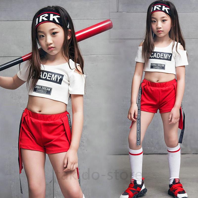 キッズダンス衣装 セットアップ ダンス 衣装 ガールズ 子供服 ヒップホップ トップス へそ出し パンツ チアガール 衣装 キッズ 人気新品 おしゃれ 1901aaa128 滝戸商事 通販 Yahoo ショッピング