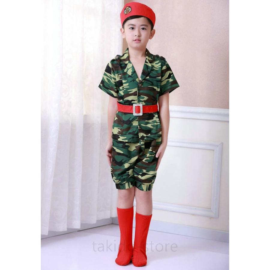 迷彩セットアップ キッズ 迷彩服 上下セット 子供服 女の子 コスプレ