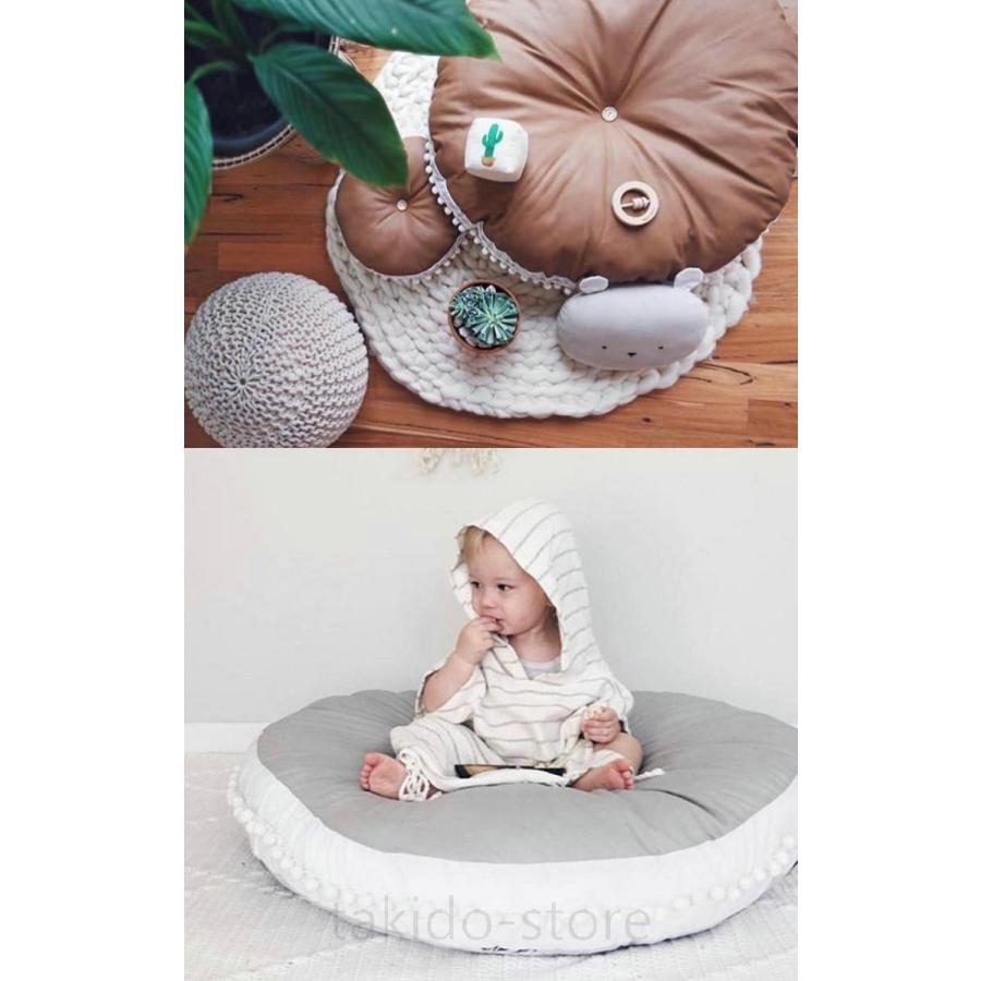 店舗 ベビーマット 赤ちゃん クッション キッズ ラグマット プレイマット 円形 丸形 敷マット 座布団 丸型 円形タイプ 座蒲団 かわいい 部屋飾り Materialworldblog Com