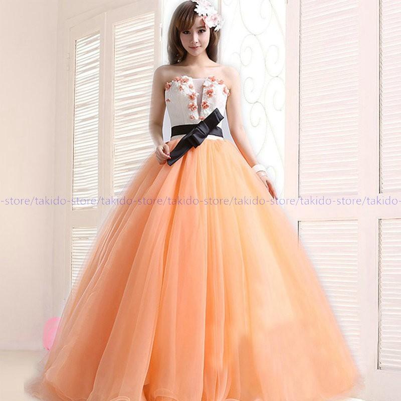 ウエディングドレス パーティードレス 結婚式 パーティドレス ウェディングドレス 花嫁 カラードレス ベアトップ 演出 二次会 ステージ fy530 滝戸商事 通販 Yahoo ショッピング