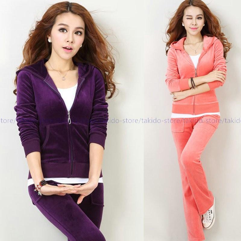 ルームウェア ベロア 長袖上下セット ジャージ ジップパーカー ボトムス セットアップ 部屋着 ルームウェア 可愛い レディース 女性用 大人 スポーツウェア hm095 滝戸商事 通販 Yahoo ショッピング