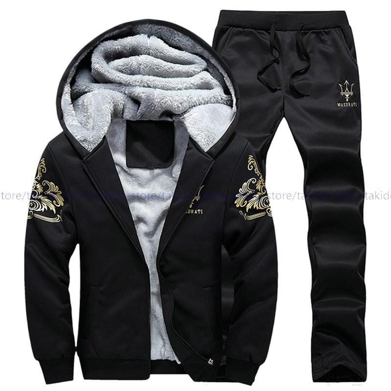 人気新品 裏起毛 フード付 セットアップ メンズ ジャージ 上下セット スウェット パーカー 裏ボア 秋冬 防寒 厚手 トレーニングウェア スポーツウェア部屋着 hm370 滝戸商事 通販 Yahoo ショッピング