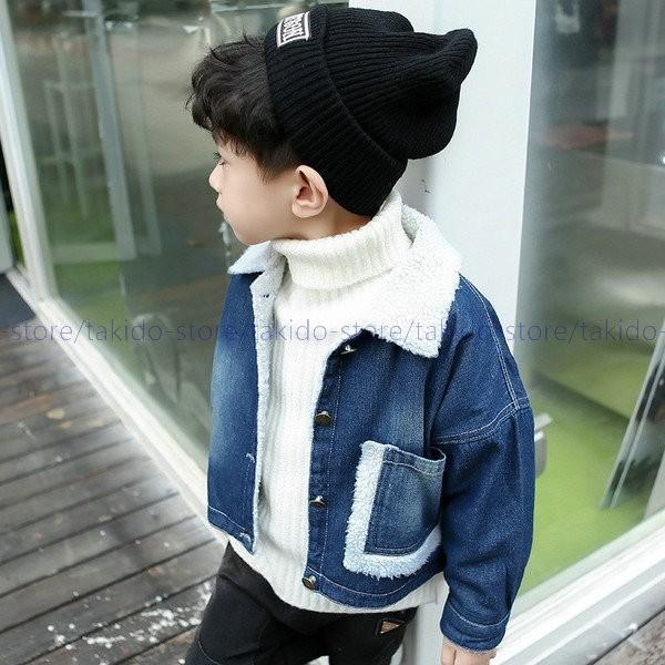 人気新品 大人可愛い 男の子 デニムコート 厚手 裏ボア 防寒 デニムジャケット アウター キッズ 子供服アウター Gジャン キッズ ベビー hm442 滝戸商事 通販 Yahoo ショッピング