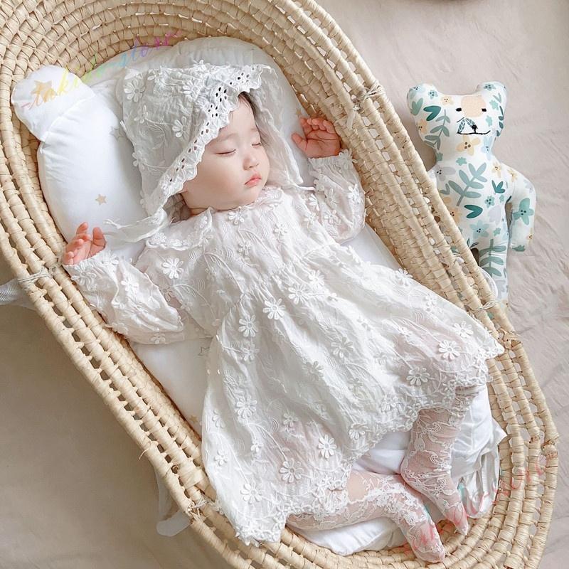 セレモニードレス ベビードレス 帽子付き お姫様 新生児 女の子ドレス 女の子 結婚式 フォーマル ベビー服 ベビー キッズ マタニティ