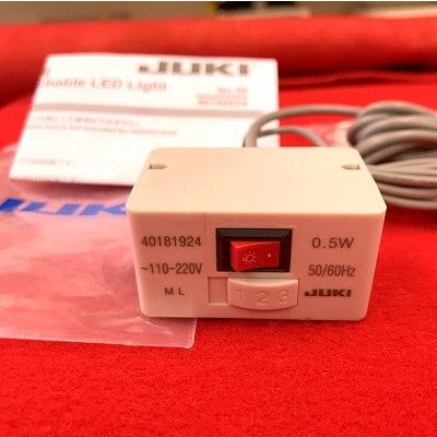（専用出品）JUKI MO114MD 美品　LEDライト JUKI LED調光式ライト Iタイプ（3段階調節） : 滝川ミシン