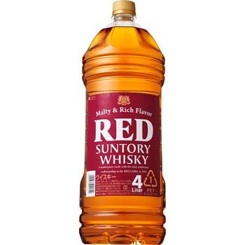 サントリーウイスキーレッド 大レッド4Lペットボトル 39度 1ケース(4 