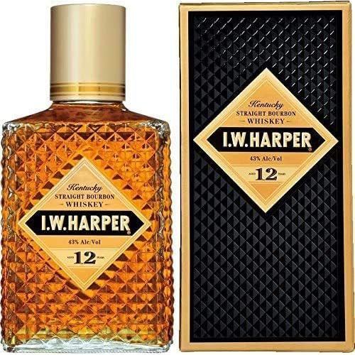 キリン - IWハーパー12年 旧ラベル 750ml 43% 未開封　古酒 楽天市場】I.W.ハーパー 12年 750ml 43度【5,000円以上送料無料