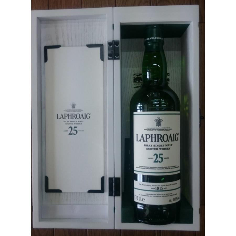 ラフロイグ25年 48.9% ラフロイグ25年 700ml 48.6度 化粧箱入り 並行品 : 酒のたきはん