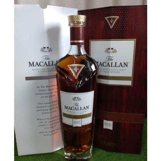 ザ マッカラン レアカスク 2021リリース 700ml 並行輸入品 43度 化粧