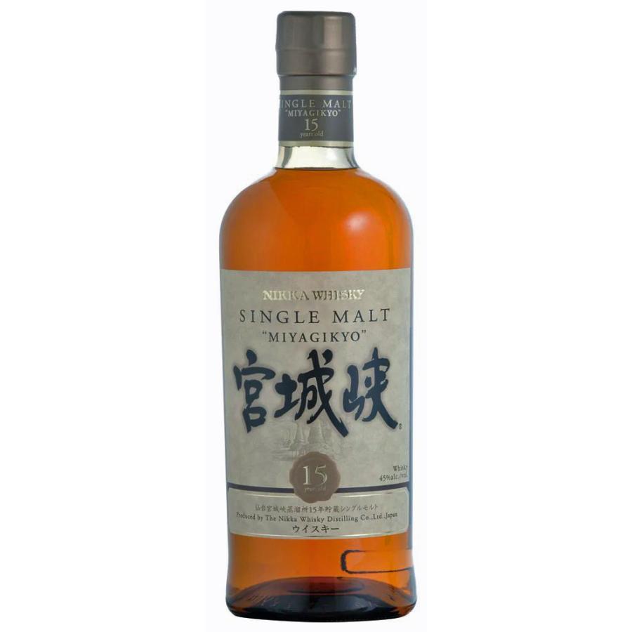 ニッカ シングルモルト 宮城峡15年 700ml 45度 化粧箱なし : 酒のたき 
