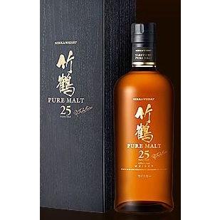 数量限定 ニッカ 竹鶴25年ピュアモルト 700ml 43度 専用化粧