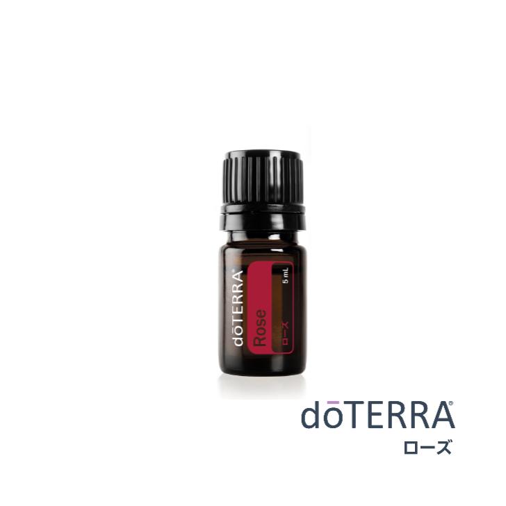 ドテラ オイル ローズ (Rosa damascena) 5ml 新品　未使用 ドテラ ローズ 5mL ＜数量限定＞ doTERRA Rosa damascena
