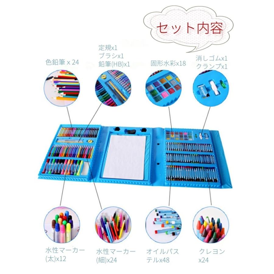 子供お絵かきアートセット 文房具色鉛筆 クレヨン カラーペンセット 水性色鉛筆 持ち歩き お出かけ 内祝い 誕生日 クリスマスプレゼント ネコポス不可 191b0 田木商品 通販 Yahoo ショッピング