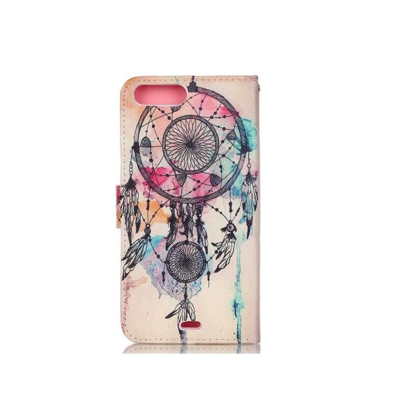 Iphone6 Plus 6s Plus 用手帳型レザーケース おしゃれ女子 イラスト 開運 ドリームキャッチャー 横開き ポケット付きスマホカバー 19f34 田木商品 通販 Yahoo ショッピング