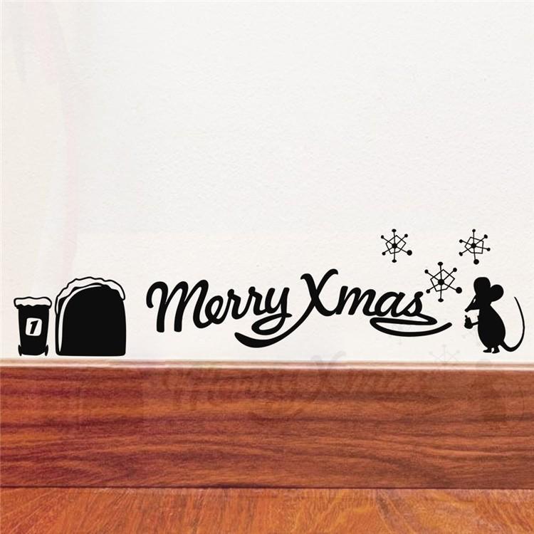 ウォールステッカー 壁紙 ネズミ クリスマスツリー 穴 壁飾り 部屋飾り 面白い シール Diy 内装 飾りつけ 雑貨 子供部屋 コーナー飾り 1a0ca 田木商品 通販 Yahoo ショッピング