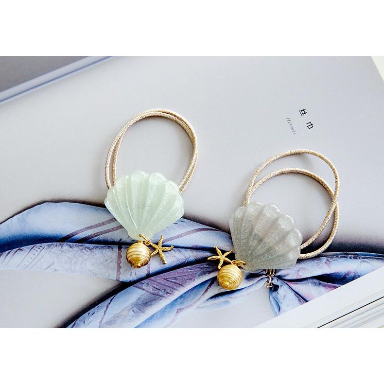 少女 貝殻タイプ ヘアゴム シェル キラキラ 海洋風 パール 可愛い髪飾り メタルチャーム ヒトデ 海 海水浴 ヘアアクセサリー シュシュ スター 夏用 嬉しい 1a158 田木商品 通販 Yahoo ショッピング