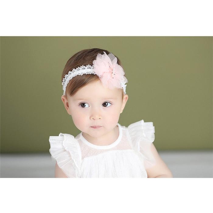 レース花付きベビーヘアバンド カチューシャ 手工作り 可愛いい 柔らかい 赤ちゃんヘアバンド 新生児髪飾り 記念写真 誕生日 出産祝い お宮参り 1a358 田木商品 通販 Yahoo ショッピング