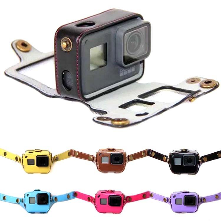 Gopro Hero5 カメラ用保護ケース ゴープロヒーロー5専用レザーケース アクセサリー 保護カバー ストラップ付き 汚れ キズから保護する 1a39f 田木商品 通販 Yahoo ショッピング