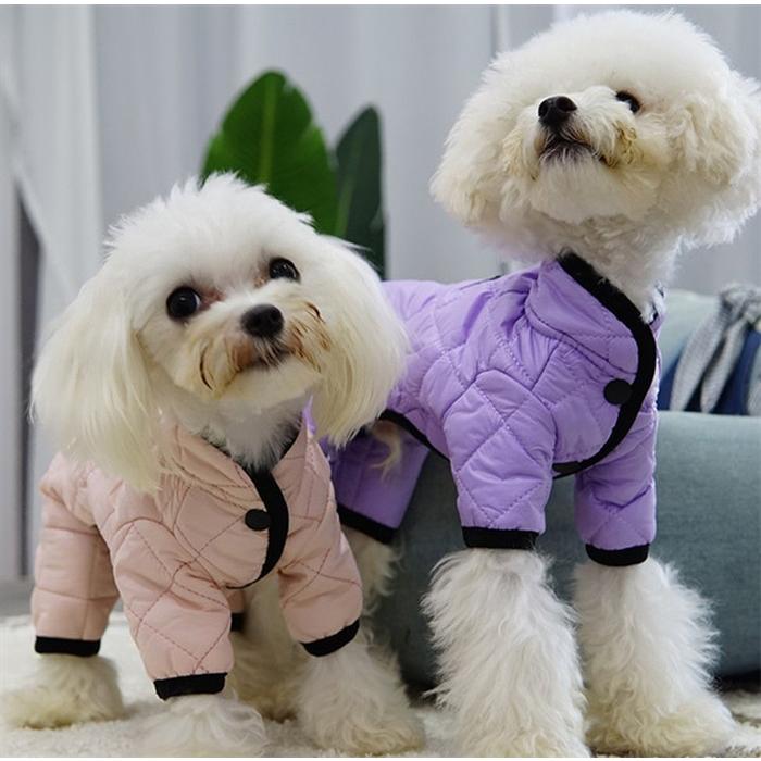 中小型犬の服 犬洋服 犬ロンパース ペット服 ペットウェア 犬ジャンプスーツ 犬カバーオール つなぎ 部屋着 長袖 パジャマ ドッグウェア ダウンコットン 1ada9 田木商品 通販 Yahoo ショッピング