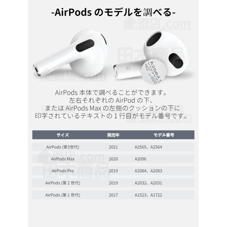 Apple AirPodsイヤホン第1第2世代用シリコンカバー イヤホン