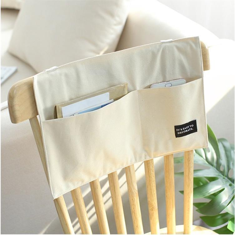 椅子背もたれ掛け袋 椅子背もたれカバー サイドポケット リモコンポケット ベッドサイド収納ポケット スマホ 雑誌など小物入れ 雑貨整理収納袋 小物仕分け整理 1b027 田木商品 通販 Yahoo ショッピング