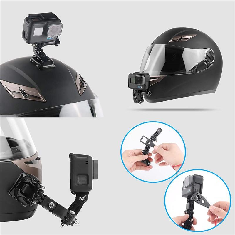 ヘルメット顎マウント マウントホルダー カメラ固定 Pov撮影 フルフェイスヘルメット対応 アクションカメラ アクセサリー Dji Gopro Xiaoyiなどクションカメラ用 1ef18 田木商品 通販 Yahoo ショッピング