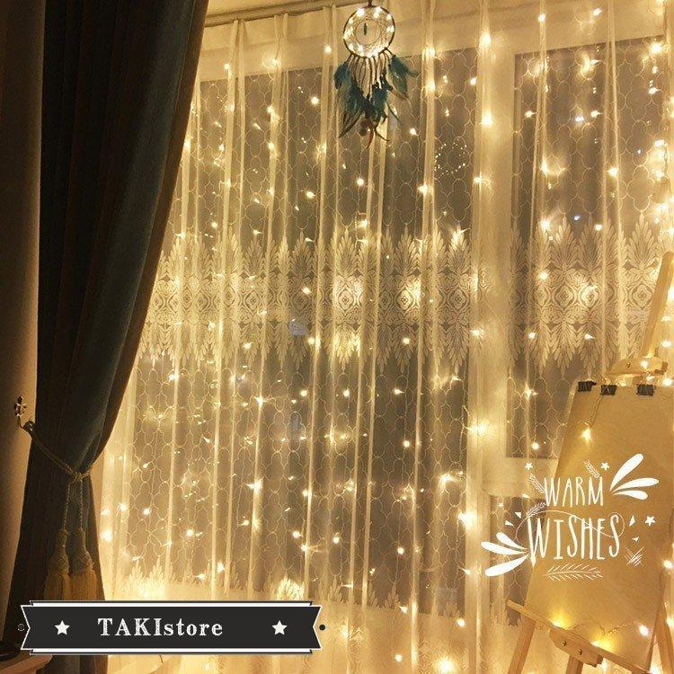 クリスマス Led イルミネーション 室内外用 カーテンライト 300球 横3m クリスマス つらら ナイアガラ 電飾 ライト 飾り付け 全国宅配無料