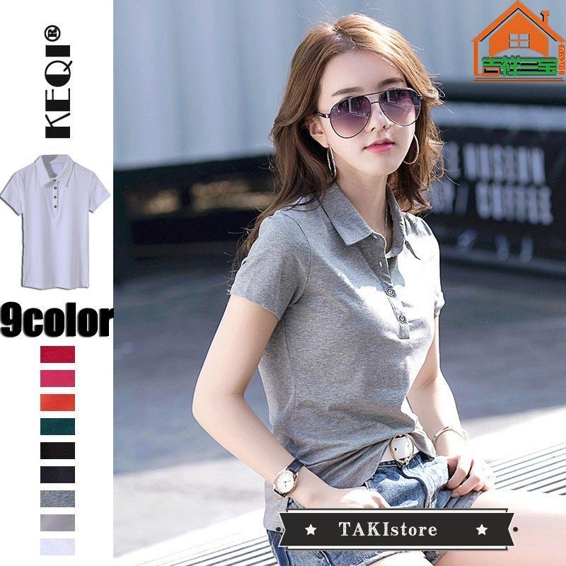 ポロシャツ レディース かわいい おしゃれ ポロシャツレディース 半袖 綿 無地 涼しい クールビズ 仕事着 ゴルフ スポーツウェア