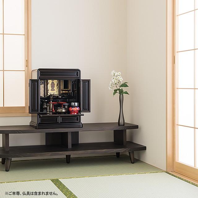 仏壇屋 滝田商店 仏壇 唐木ミニ仏壇 本黒檀仏壇 (No.5) 18号 国産(日本