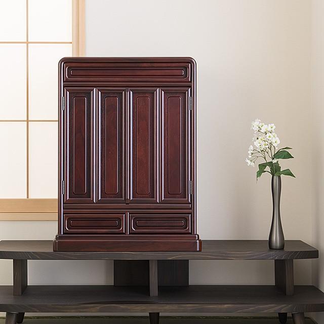 未使用品 唐木ミニ仏壇(紫檀)