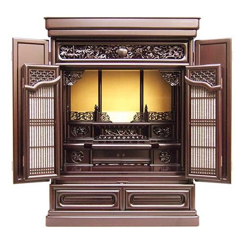 上置型唐木仏壇 本紫檀仏壇(No.12) 25号 : b11-08-02 : 仏壇・仏具販売  