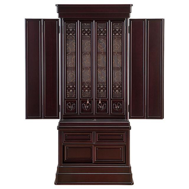 仏壇屋 滝田商店 台付型唐木仏壇 桜色仏壇(No.17) 45号 : 仏壇