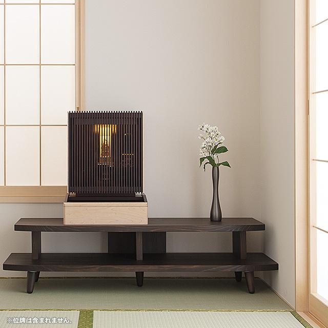 仏壇屋 滝田商店 仏壇 モダンミニ仏壇 ときわ 上置き型 18号 仏具