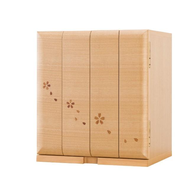 仏壇屋 滝田商店 仏壇 モダンミニ仏壇 コレット 桜 花びら入り 上置き