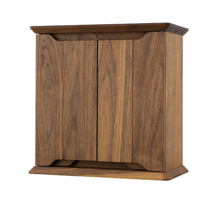 仏壇屋 滝田商店 仏壇 モダン ミニ仏壇 ノア ウォールナット 無垢 上