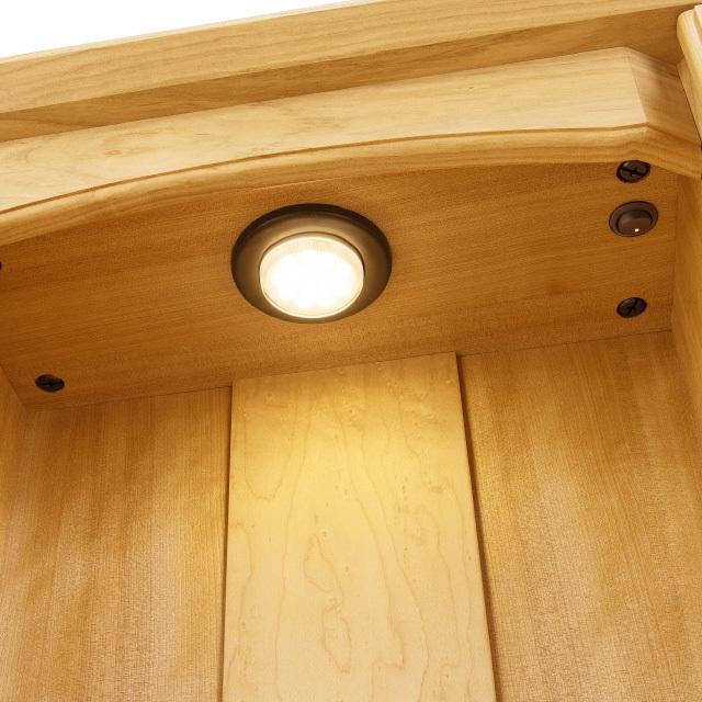 仏壇屋 滝田商店 仏壇 モダン ミニ仏壇 ノア 山桜 無垢 上置き型 14号