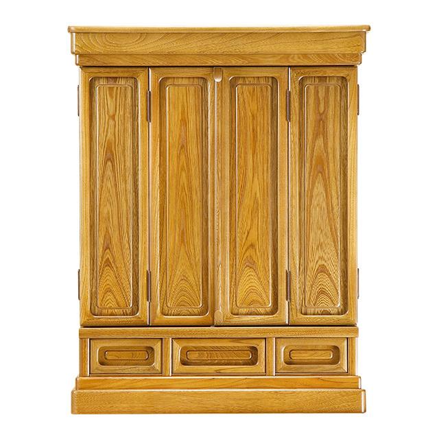 仏壇屋 滝田商店 仏壇 唐木ミニ仏壇 京華 欅(神代色) 25号 高さ76cm×巾