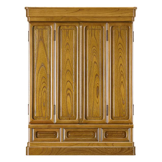 仏壇屋 滝田商店 仏壇 唐木ミニ仏壇 京華 欅(神代色) 28号 高さ85cm×巾 
