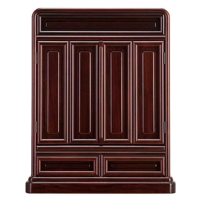 古家具　唐木　紫檀 仏壇屋 滝田商店 仏壇 唐木ミニ仏壇 紫檀仏壇 (No.5-1) 18号 国産(日本