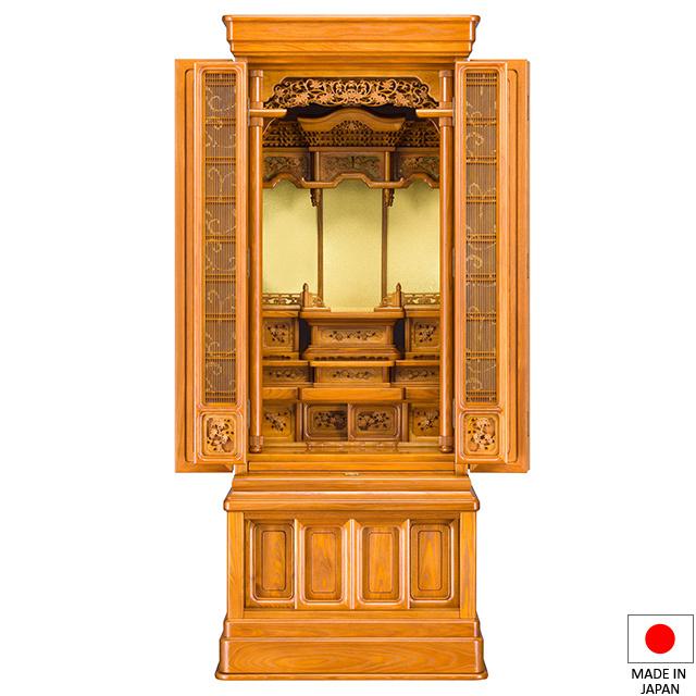 仏壇屋 滝田商店 仏壇 唐木仏壇 天授 槐材 56×20号 台付型(床 仏壇屋 滝田商店 仏壇 唐木仏壇 天授 槐材 56×20号 台付型(床