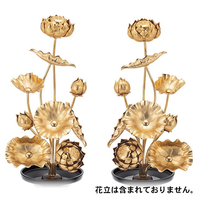 仏壇屋 滝田商店 常花 7寸(一対) 高さ24cm（仏壇用 日本製） : 仏壇