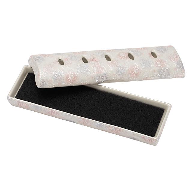 仏壇屋 滝田商店 陶器製長香炉 彩さしこ ピンク 巾17.9cm×奥行 仏壇屋 滝田商店 陶器製長香炉 彩さしこ ピンク 巾17.9cm×奥行