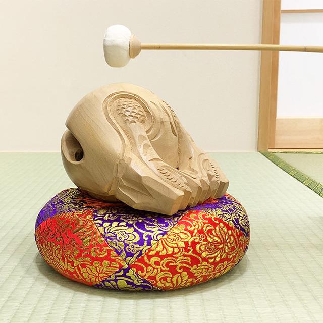 仏壇屋 滝田商店 木魚 本楠(一式) 4.5寸 : 仏壇・仏具販売-仏壇屋 滝田
