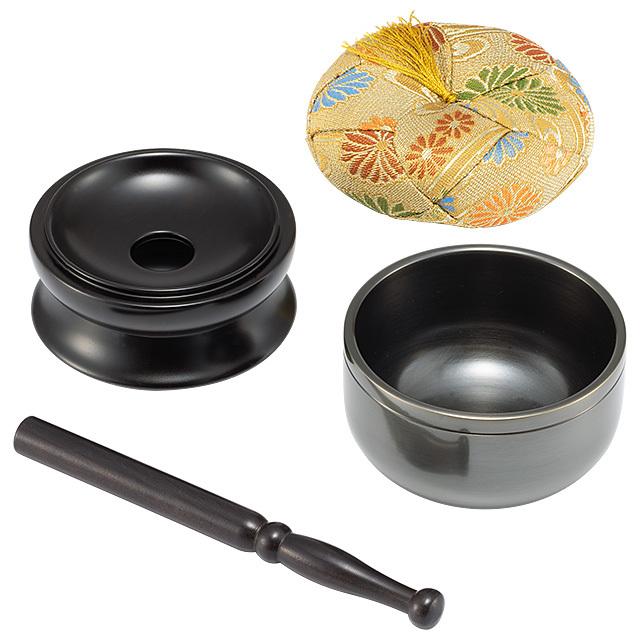 仏壇屋 滝田商店 砂張リンセット 2.8寸 口径 8.3cm（仏具 仏壇用 おり