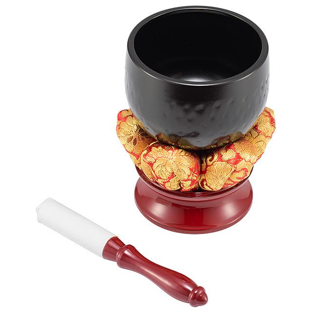仏壇屋 滝田商店 大徳寺リンセット 3寸 口径 9.8cm(仏具 仏壇用 仏壇屋 滝田商店 大徳寺リンセット 3寸 口径 9.8cm(仏具 仏壇用
