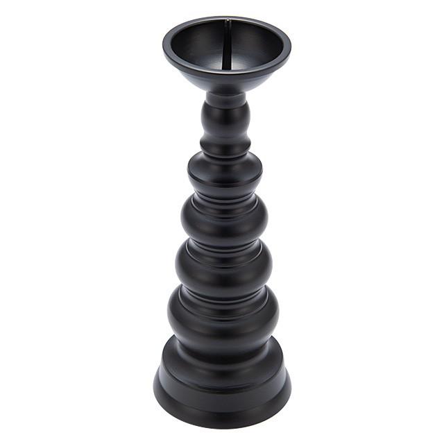 仏壇屋 滝田商店 ローソク立(地火灯) 黒色 7寸 : 仏壇・仏具販売-仏壇