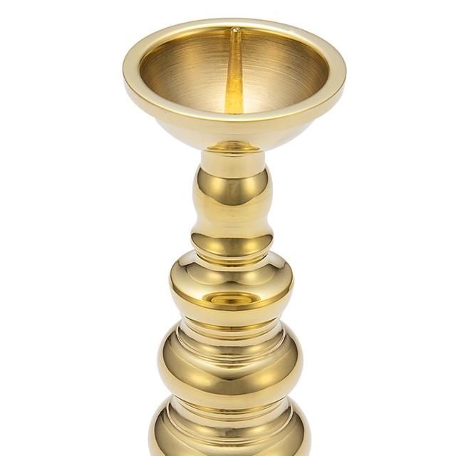 仏壇　仏具　ろうそく立て Amazon | ハセガワ仏壇 ロウソク立て (大大) 真鍮製磨き仕上