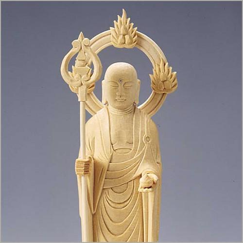 地蔵菩薩 白木製 3.5寸 : 仏壇・仏具販売-仏壇屋 滝田商店 - 通販