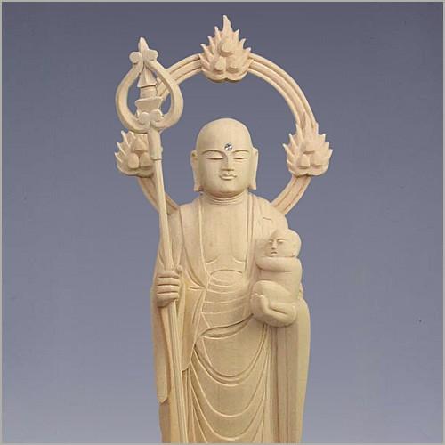 水子地蔵菩薩(子安地蔵菩薩) 白木製 5寸 : 仏壇・仏具販売-仏壇屋 滝田