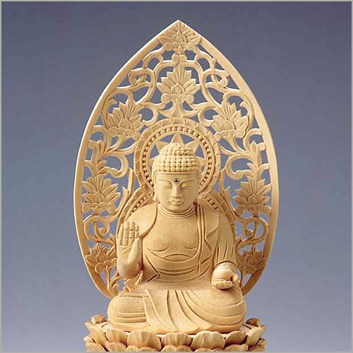 薬師如来 白木製 2.5寸 : 仏壇・仏具販売-仏壇屋 滝田商店 - 通販